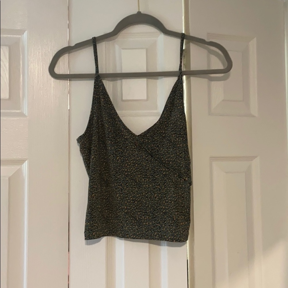 NWT UO Animal Print Crop Top